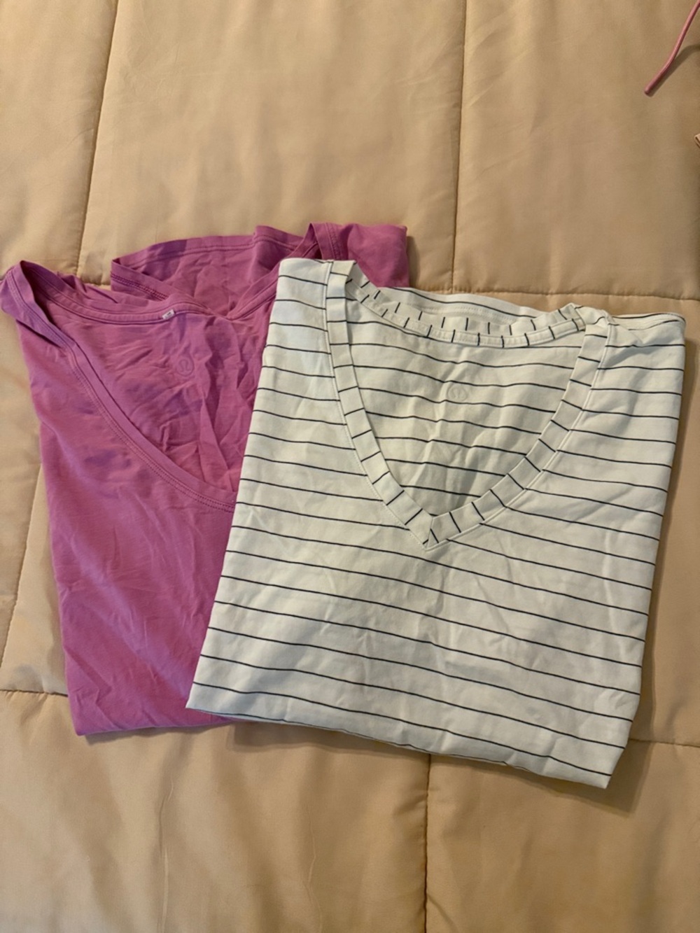 2 Lululemon Love V-Neck Tees